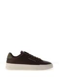 Tommy Hilfiger Court Trainers, Brown &amp; Olive image