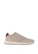Tommy Hilfiger Suede Contrast Trainers, Stone Beige image