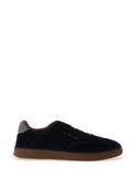Tommy Hilfiger New York Label Luxe Suede Trainers, Navy Blue image