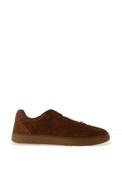 Tommy Hilfiger New York Label Luxe Suede Trainers, Tan image