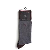 Tommy Hilfiger 2 Pack Classic Birdeye Socks, Brown &amp; Navy
