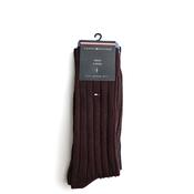 Tommy Hilfiger 2 Pack Ribbed Socks, Brown &amp; Navy
