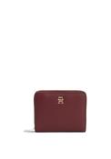 Tommy Hilfiger Medium Zip Around With Flap Wallet, Wine image