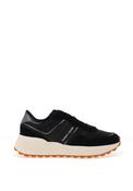 Tommy Jeans Womens Suede Cleated Trainers, Black image