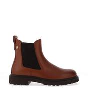 Tommy Hilfiger Leather Cleated Chelsea Boots, Tan