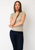 TOPSHOP Everyday Short Sleeve T-Shirt, Stone Green image