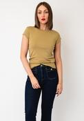 TOPSHOP Everyday Short Sleeve T-Shirt, Camel Beige image