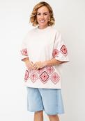 TOPSHOP Emma Oversized T-Shirt, Pink image