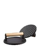 TRAMONTINA Round Grill Press Preseason Cast Iron, 17.5cm image