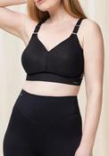 Triumph Triaction Hybrid Lite Non-Wired Sports Bra, Black image