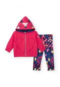 Tuc Tuc Natureland Floral Jacket and Legging Set, Pink image