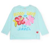 Tuc Tuc Girl Floral Print Long Sleeve Top, Blue
