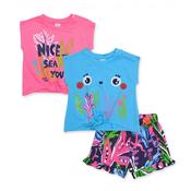 Tuc Tuc Girl Seaweed Print 3 Piece Set, Multi