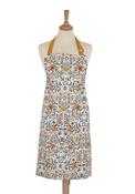 Ulster Weavers Bee Bloom Cotton Apron, Yellow Multi image