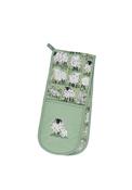 Ulster Weavers Woolly Sheep Double Oven Glove, Green Multi image