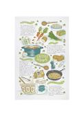 Ulster Weavers Irish Recipes Cotton Tea Towel, White image