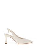 Una Healy Escapade Sling Back Court Heels, White image