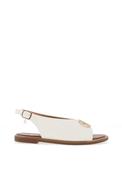 Una Healy Blank Space Sling Back Court Heels, Off White image