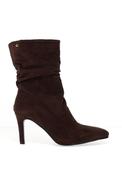 Una Healy Leak It Ruched Heeled Boots, Brown image