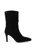 Una Healy Leak It Ruched Heeled Boots, Black image