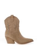 Una Healy Ransom Western Heeled Boots, Beige image