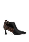 Una Healy Subway Animal Print Ankle Boot, Black image