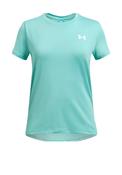 Under Armour Girls Knockout Short Sleeve Tee, Green image