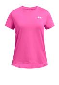 Under Armour Girls Knockout Short Sleeve Tee, Pink image