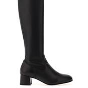 Unisa Lapes Knee High Heeled Boots, Black image