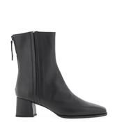 Unisa Lucas Leather Calf Length Boots, Black