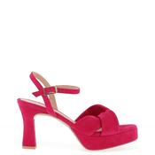Unisa Onoa Twist Strap Platform Heeled Sandals, Pink image