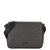 Valentino King Re Monogram Flap Over Satchel Bag, Brown image
