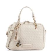 Valentino Gea Di Bauletto Woven Grab Bag, Cream image
