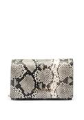 Valentino Ember Snake Print Crossbody Bag, Grey Multi image