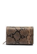 Valentino Ember Snake Print Crossbody Bag, Brown Multi image