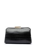Valentino Glace Small Clutch Bag, Black image