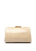 Valentino Glace Small Clutch Bag, Cream image