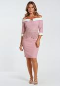 Veni Infantino Diamante Embellished Pencil Dress, Blush image