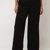 Vero Moda Faux Belt Detail Wide Leg Trousers, Chocolate Brown