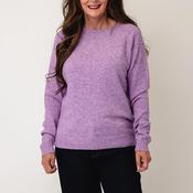 Vero Moda Doffy Knitted Round Neck Jumper, Purple image