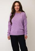 Vero Moda Doffy Knitted Round Neck Jumper, Purple image