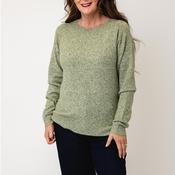 Vero Moda Doffy Knitted Round Neck Jumper, Green image
