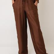 Vero Moda Toma High Waisted Straight Trousers, Brown image