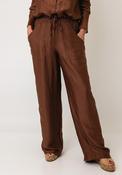 Vero Moda Toma High Waisted Straight Trousers, Brown image