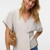 Vero Moda Sonja V-Neckline Top, Beige