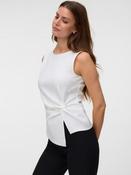 Vero Moda Smilla Sleeveless with Knot Detail Top, White image