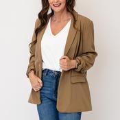 Vero Moda Tena Long Blazer, Beige
