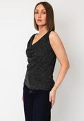 Vero Moda Kanva Sleeveless Halter Neck Top, Black image