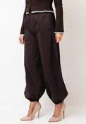 Vero Moda Mid Waist Balloon Trousers, Brown image