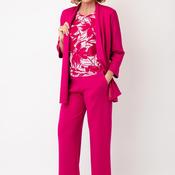 Via Veneto Jersey Jacket and Trousers Suit, Pink image